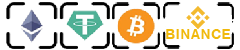 USDT,BTC,ETH <small>(10% off)</small>