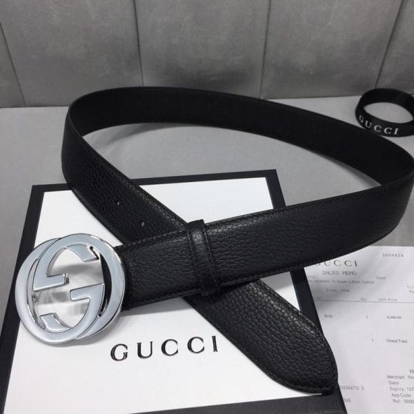 BELT B2-SILVER BUCKLE 40MM
