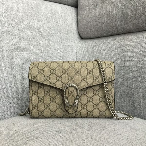 Dionysus canvas chain wallet
