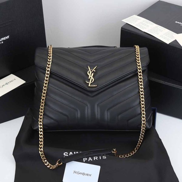LOULOU MEDIUM BAG IN MATELASSÉ "Y" LEATHER 1805