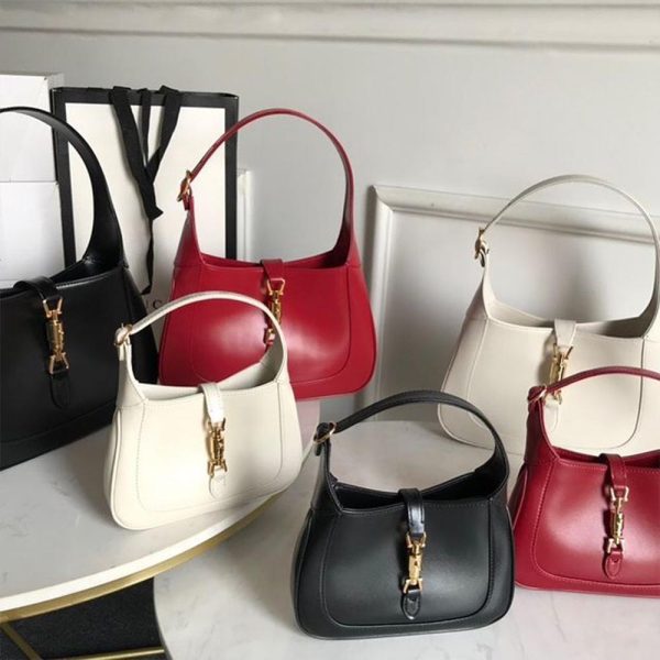 Jackie 1961 Mini Shoulder Bag 637092 BLACK/WHITE/RED