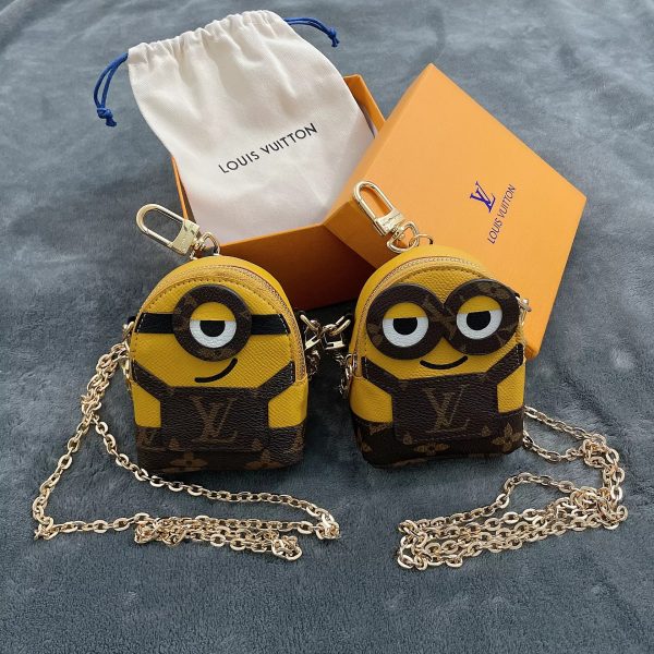 Cartoon Bag Charm Chain Coin Wallet L03