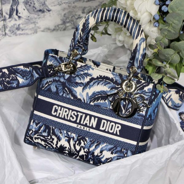 AAA-MEDIUM LADY D-LITE BAG /Embroidered Logo