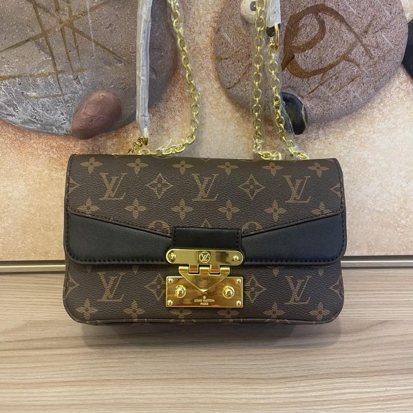 Marceau chain handbag- Black/Brown