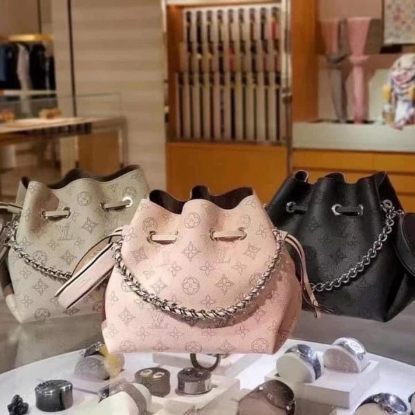 Bella Bucket Bag Black/Pink/Grey