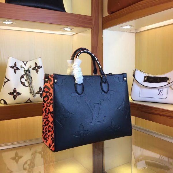 Leopard-Print Sides Onthego Black/Brown