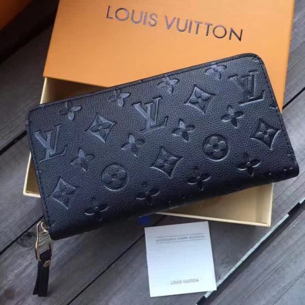 Supple Monogram Empreinte leather zippy wallet