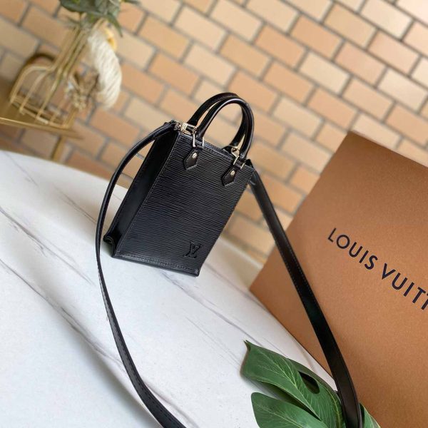 PETIT SAC PLAT M69441 BLACK/WHITE/PINK