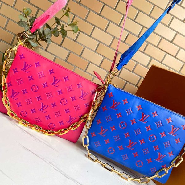 COUSSIN PM M58628 Pink/Dark Blue