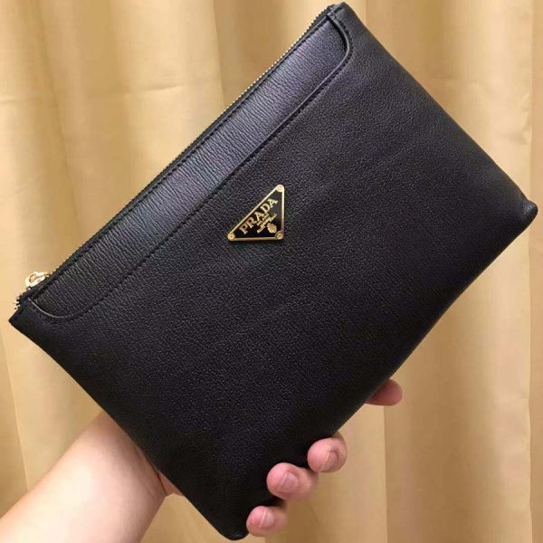Saffiano Leather Pouch
