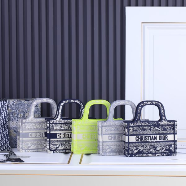 Toile de Jouy Mini Book Tote