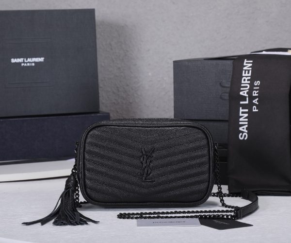 Lou Mini Bag Black/Silver Hardware