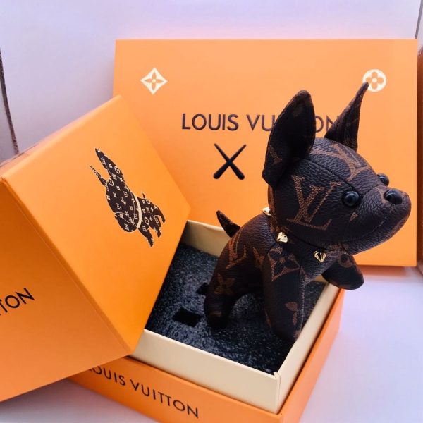 Cute French Bulldog Bag Charm and Key Holder