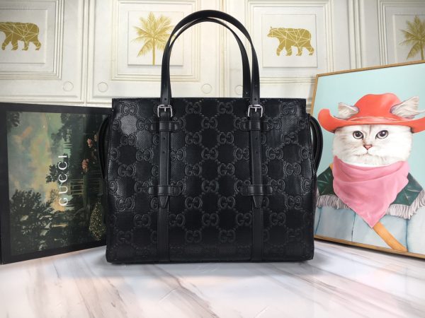 Double G embossed tote bag