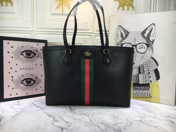 Ophidia leather tote