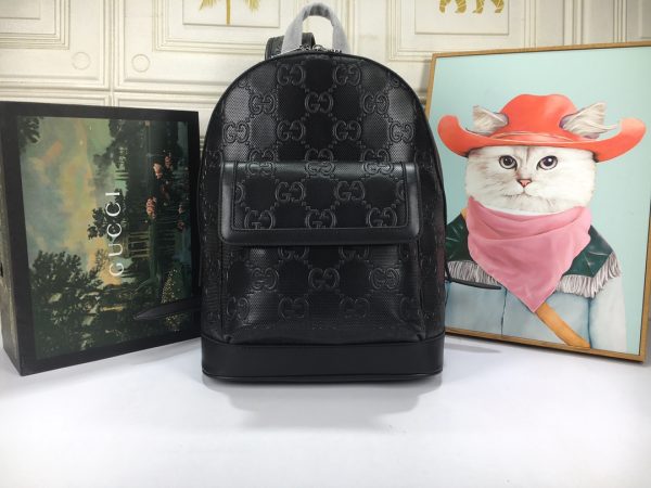 Double G embossed backpack