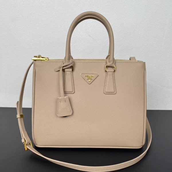 Large Prada Galleria Saffiano leather bag-beige