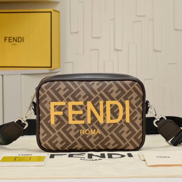 Camera Case FF fabric bag-brown