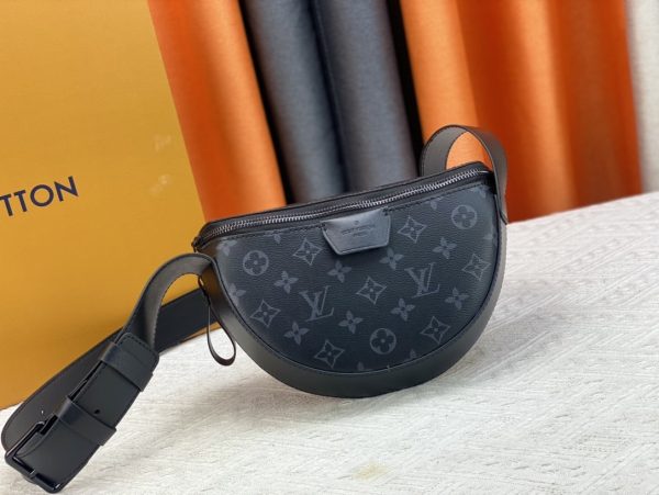 Moon Crossbody Bag Black/Brown