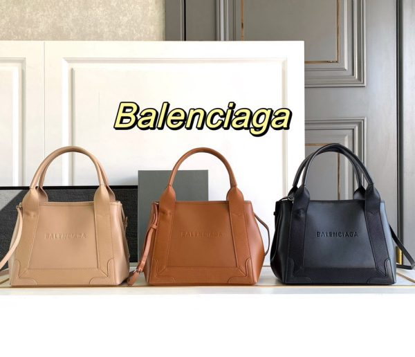 Women's Navy Small Cabas Tote Bag