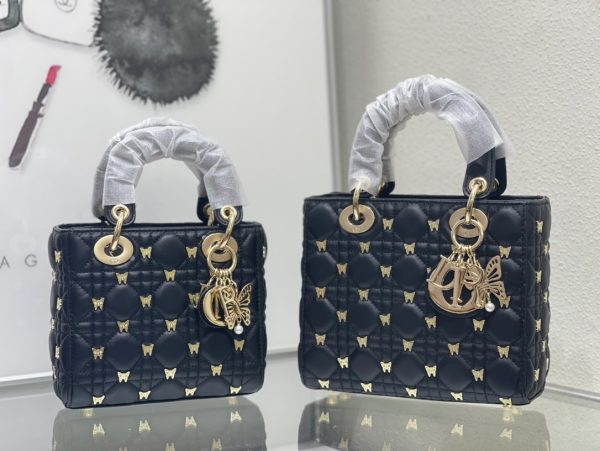 Small/Mini Lady Dior Bag Black