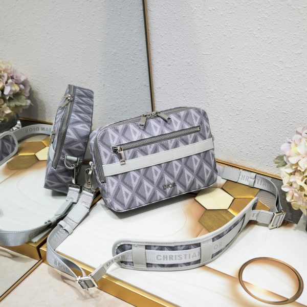 SAFARI BAG WITH STRAP grey