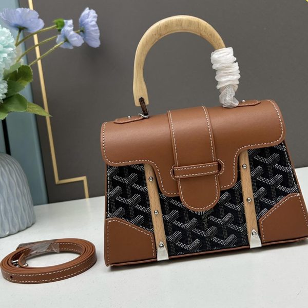 Saïgon Structuré Mini Bag Brown