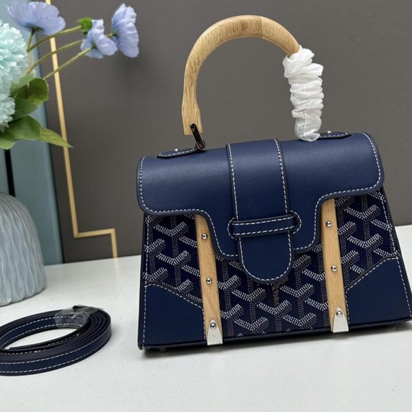 Saïgon Structuré Mini Bag Navy blue