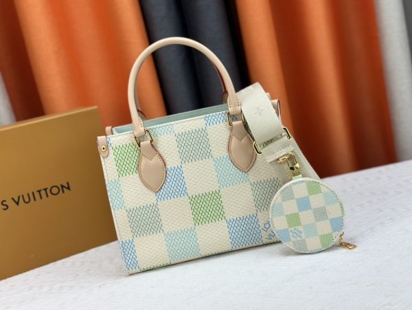 Damier Giant Canvas OnTheGo PM Tote
