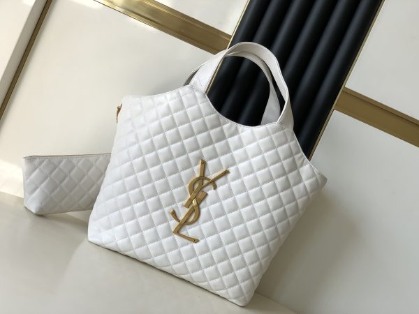 AAA-Icare Maxi Shopping Bag with Wallet white