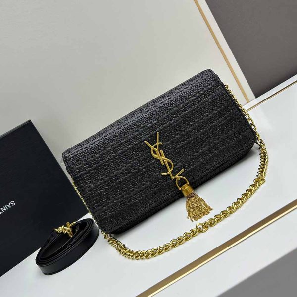 KATE 99 TASSEL IN RAFFIA black