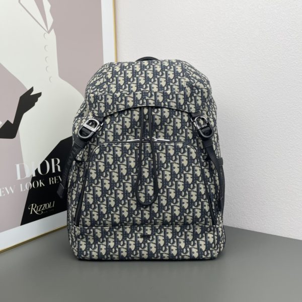 Dior 8 Backpack with Flap beige