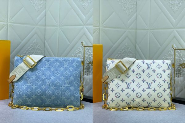 Monogram Denim Coussin PM