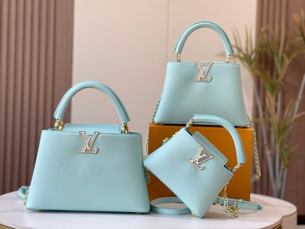 Capucines Mini/BB/MM Bag T-Blue