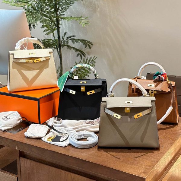 Hermes Kelly 25cm Gold Hardware