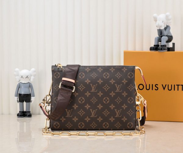 Classic Brown Monogram canvas Coussin PM/MM Handbag