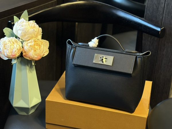 Hermes 24/24 - 21 mini Gris misty (H0) Evercolor- 4 Colors