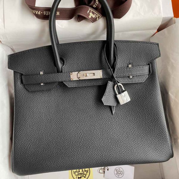 AAA-Birkin 25/30/35 Bag silver hardware blk