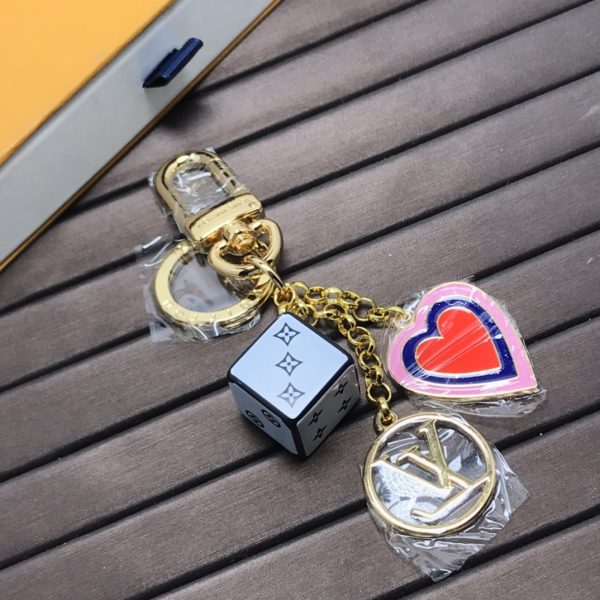 Cube Key Holder Bag Charm J03