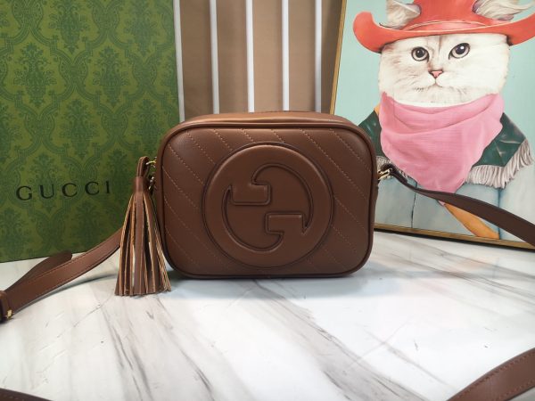 Gucci Blondie small shoulder bag coffee