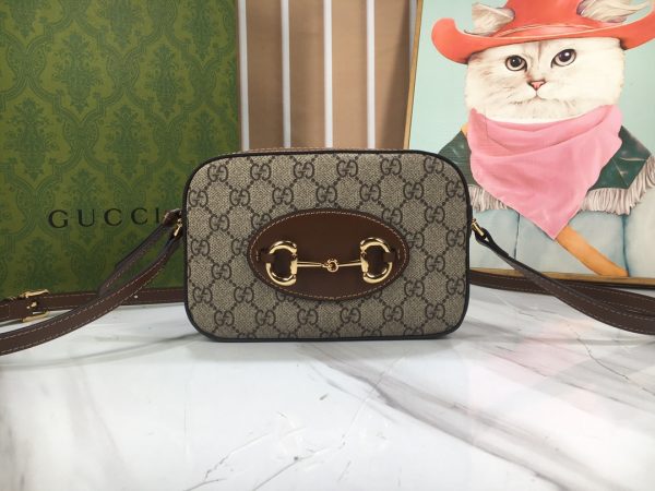 Horsebit 1955 Mini Shoulder Bag brown