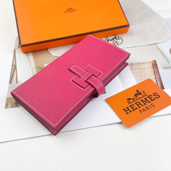 New H Passant Toutenmainte Wallet pink