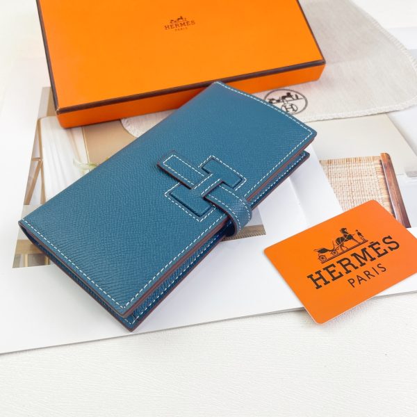 New H Passant Toutenmainte Wallet blue