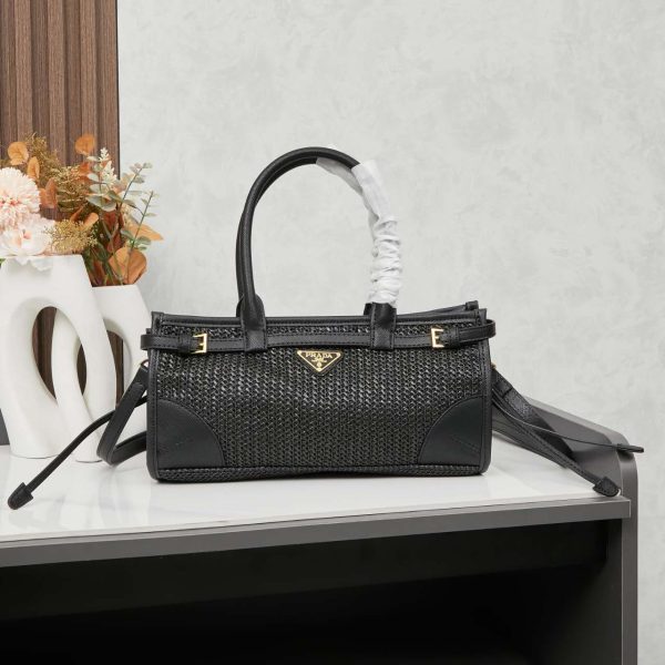 Prada Bonnie medium handbag black