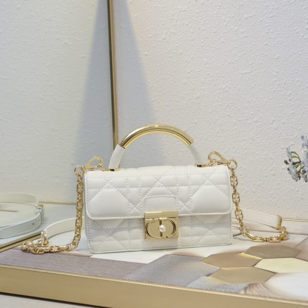 Mini Dior Ange Bag white
