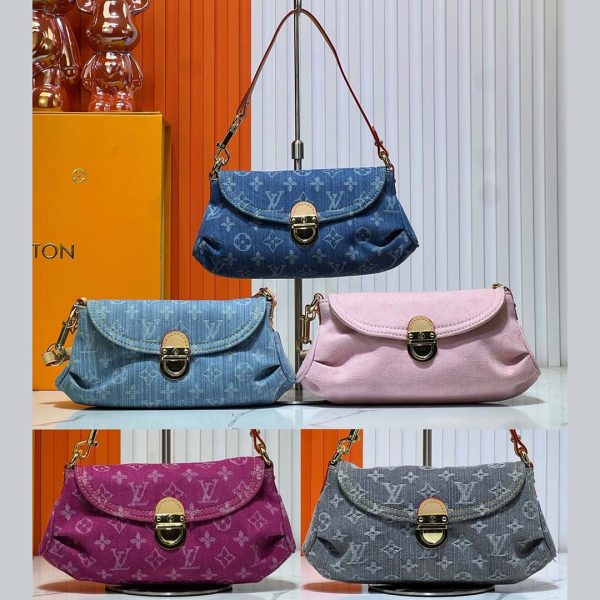 Monogram Denim Sunset Handbag
