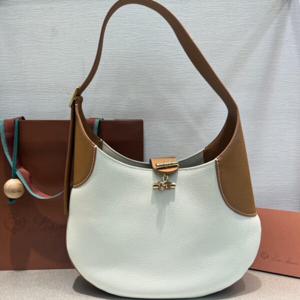 Medium Bobbin Bag Whisper White