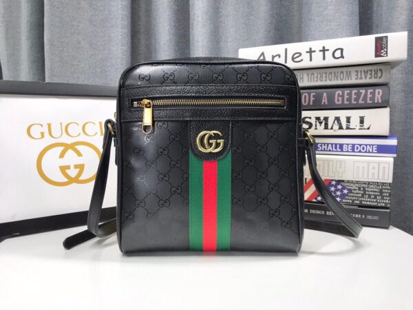 Ophidia GG Small Messenger Bag black