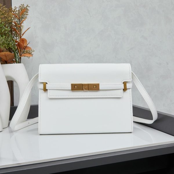 MANHATTAN small in BOX SAINT LAURENT White
