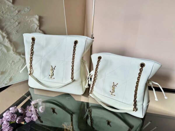 Jamie Shopping Tote Bag large/small white